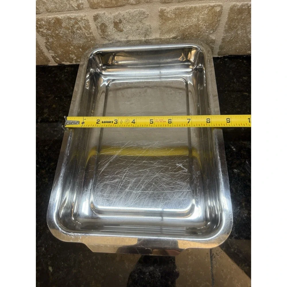 Guy Degrenne 18/10 Stainless Steel Cookware Baking Dish Pan Tray France 7x11x2